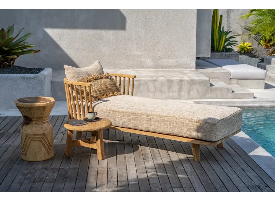 Bubión Bloom Hocker - Hocker aus Suarholz