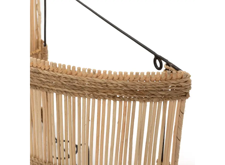Zahara de la Sierra Beauty-Applikation – Wand-Applikation aus Rattan