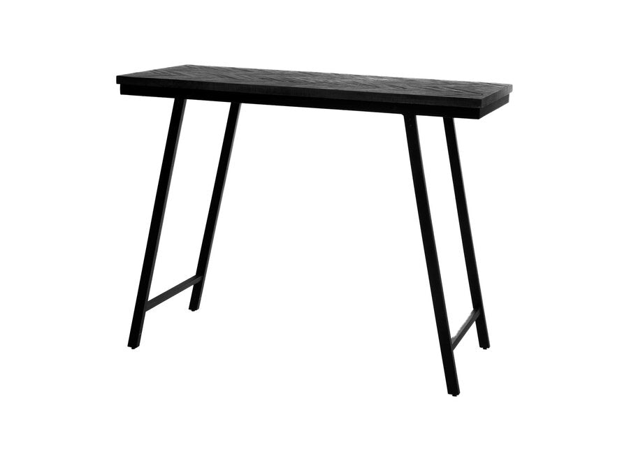 Zahara de la Sierra Tisch - Klapptisch aus Teakholz und Eisen