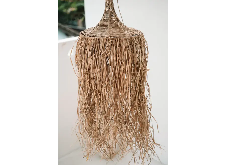 Cabo de Gata Beauty Lampenschirm - Bast und Rattan Lampenschirm