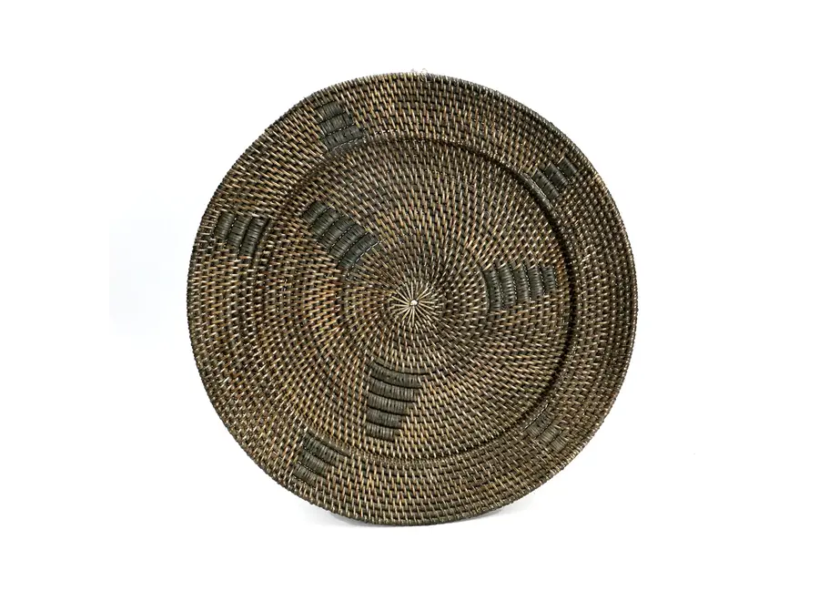 Cazorla Graphic Weave - Handgewebter Wandteller