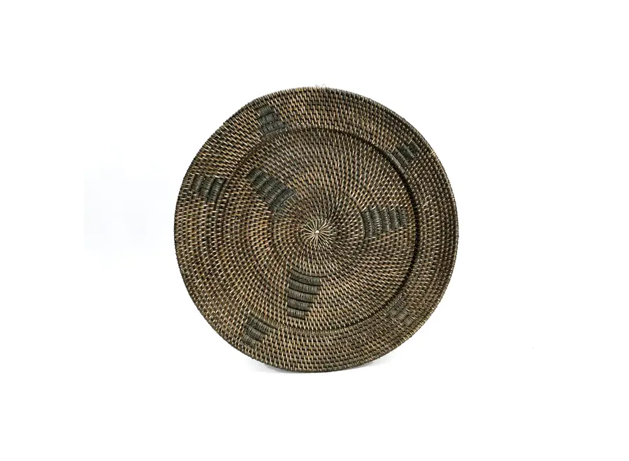 Cazorla Graphic Weave - Handgewebter Wandteller