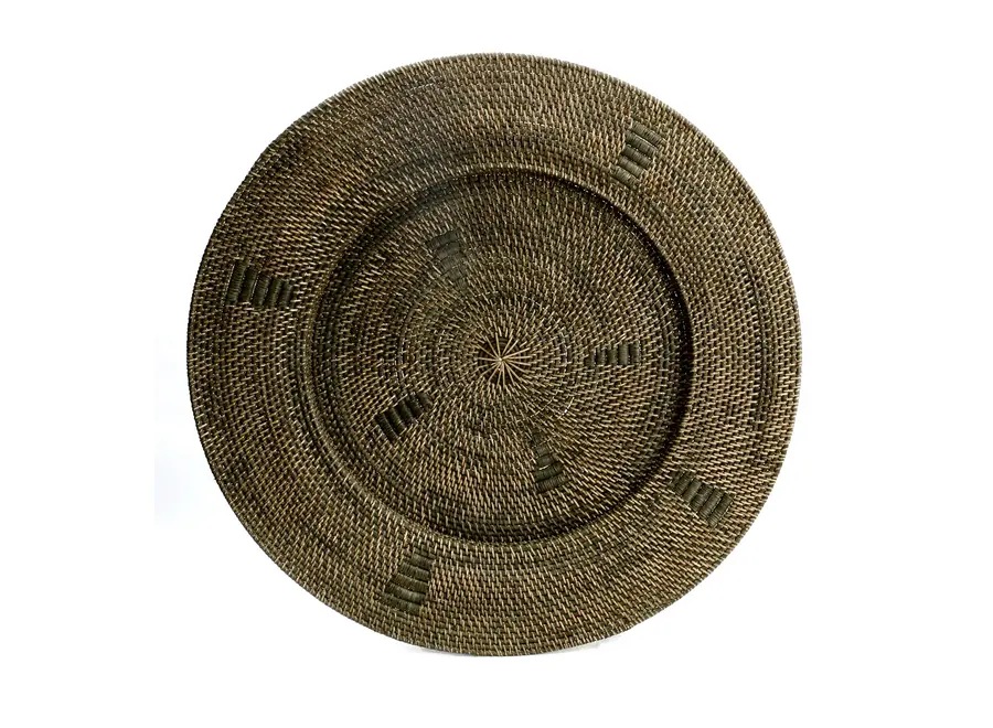 Cazorla Graphic Weave - Handgewebter Wandteller