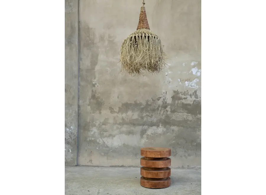 Zahara de la Sierra Massaka Hocker – Hocker aus Suar-Holz