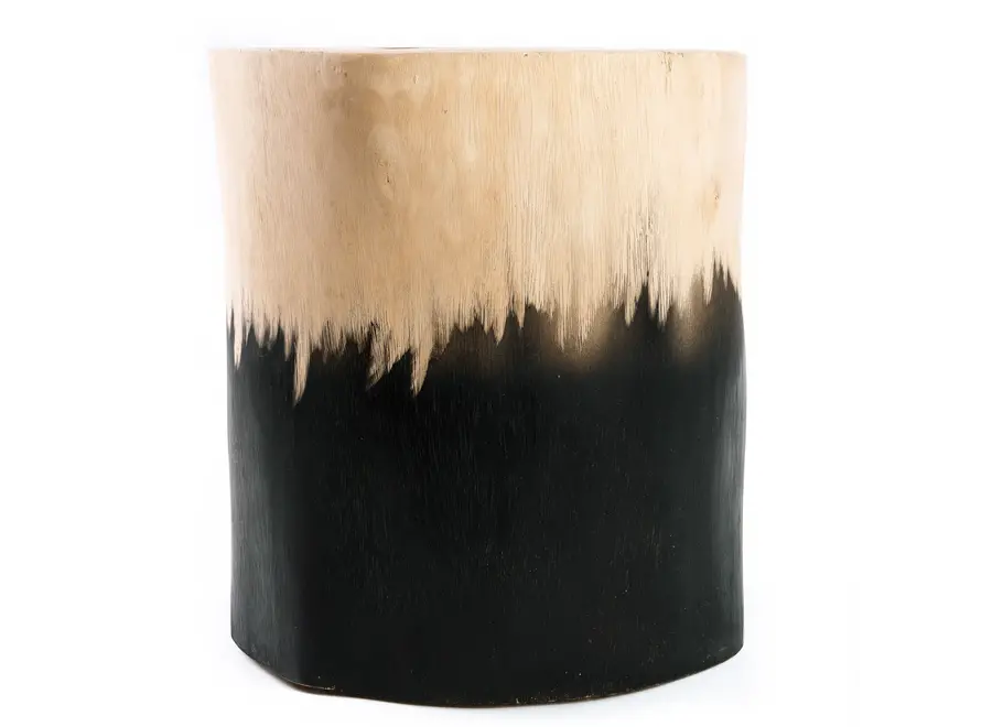 Zahara de la Sierra Truhentisch - Dip Dye Hocker