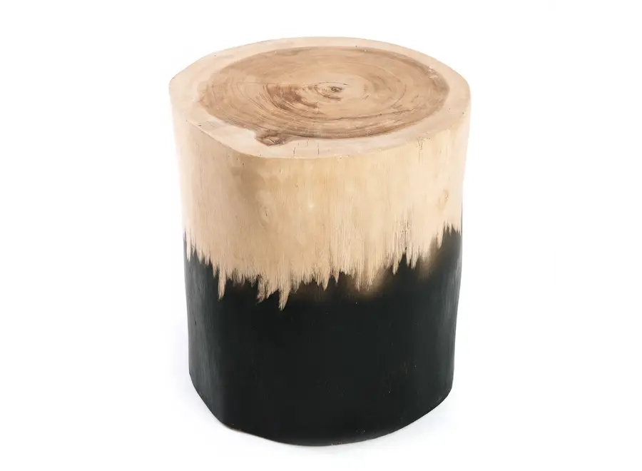 Zahara de la Sierra Truhentisch - Dip Dye Hocker