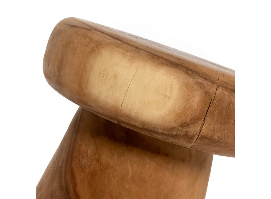 Zahara de la Sierra Charm Hocker - Hocker aus Suarholz