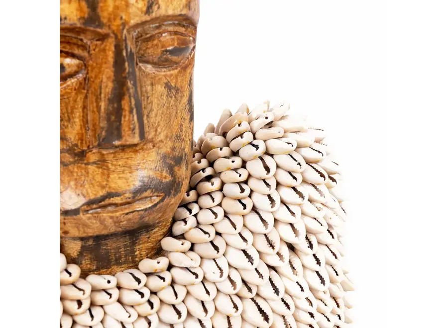 Cudillero Wächterfigur - Jackfrucht Holzstatue