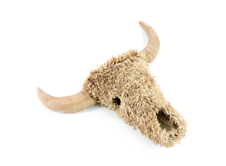 Zahara de la Sierra Bast-Stierkopf - Stierkopf aus Teakholz