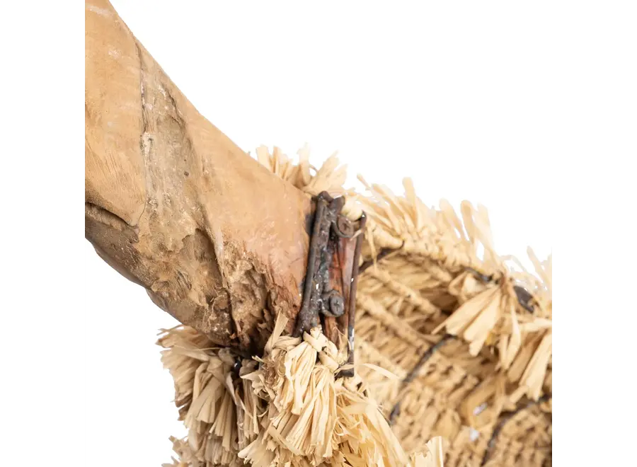 Zahara de la Sierra Bast-Stierkopf - Stierkopf aus Teakholz