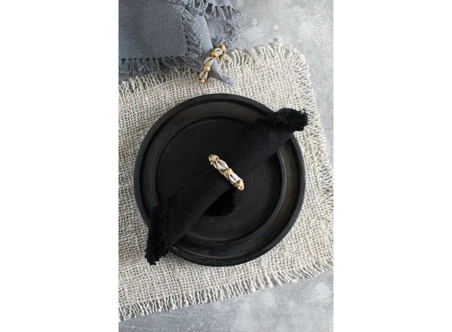 Cala Comte Breeze Serviettenringe - Mit Muscheln verziertes Geschirr