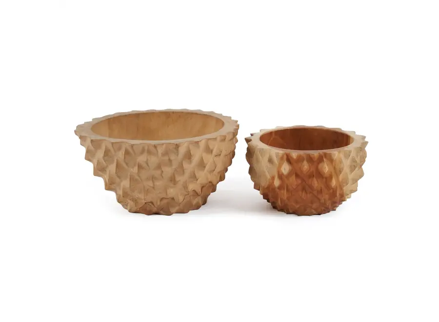 Albufera Durian Essence Bowl - Obstschale aus Teakholz
