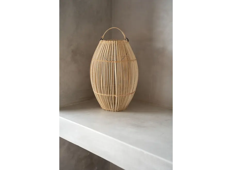 Trujillo Rattan Pendelleuchte - Zylinderlampe