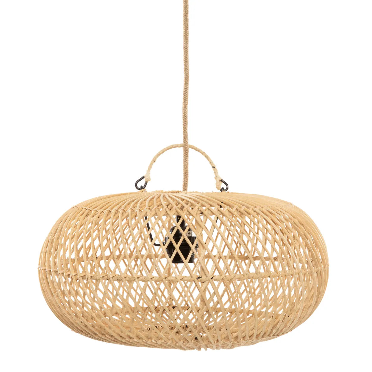 Aranjuez Rattan Radiance Pendelleuchte - Rattan Kugelleuchte