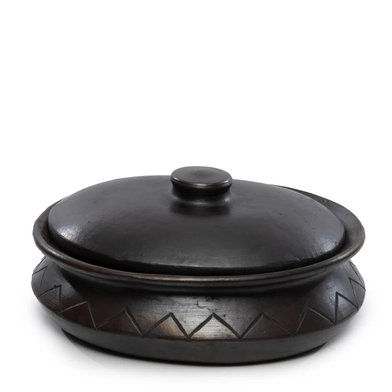 Don Benito Elegance Serviertopf - Ovaler Keramiktopf mit Deckel
